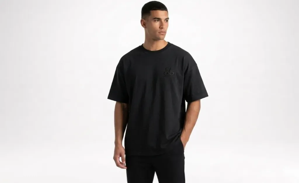 [#B] Black Oversized Tshirt