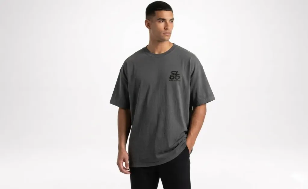 [D1] Dark Grey Oversized Tshirt