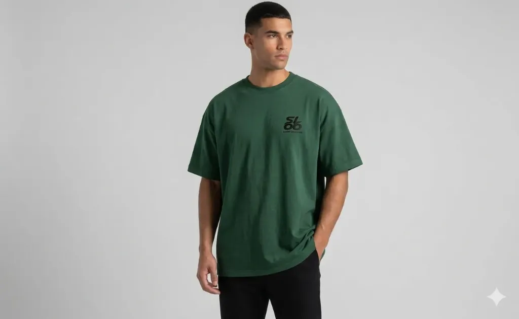 [O1] Olive Oversized Tshirt